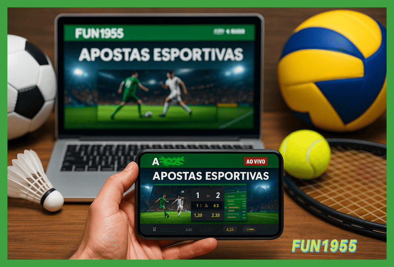 Aposte em apostas esportivas no cassino online FUN1955